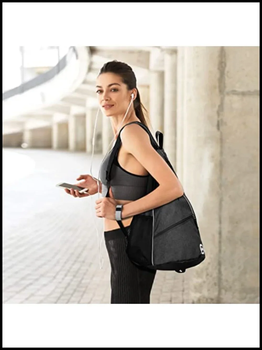 Reversible Pickleball Crossbody Sling Bag Backpack